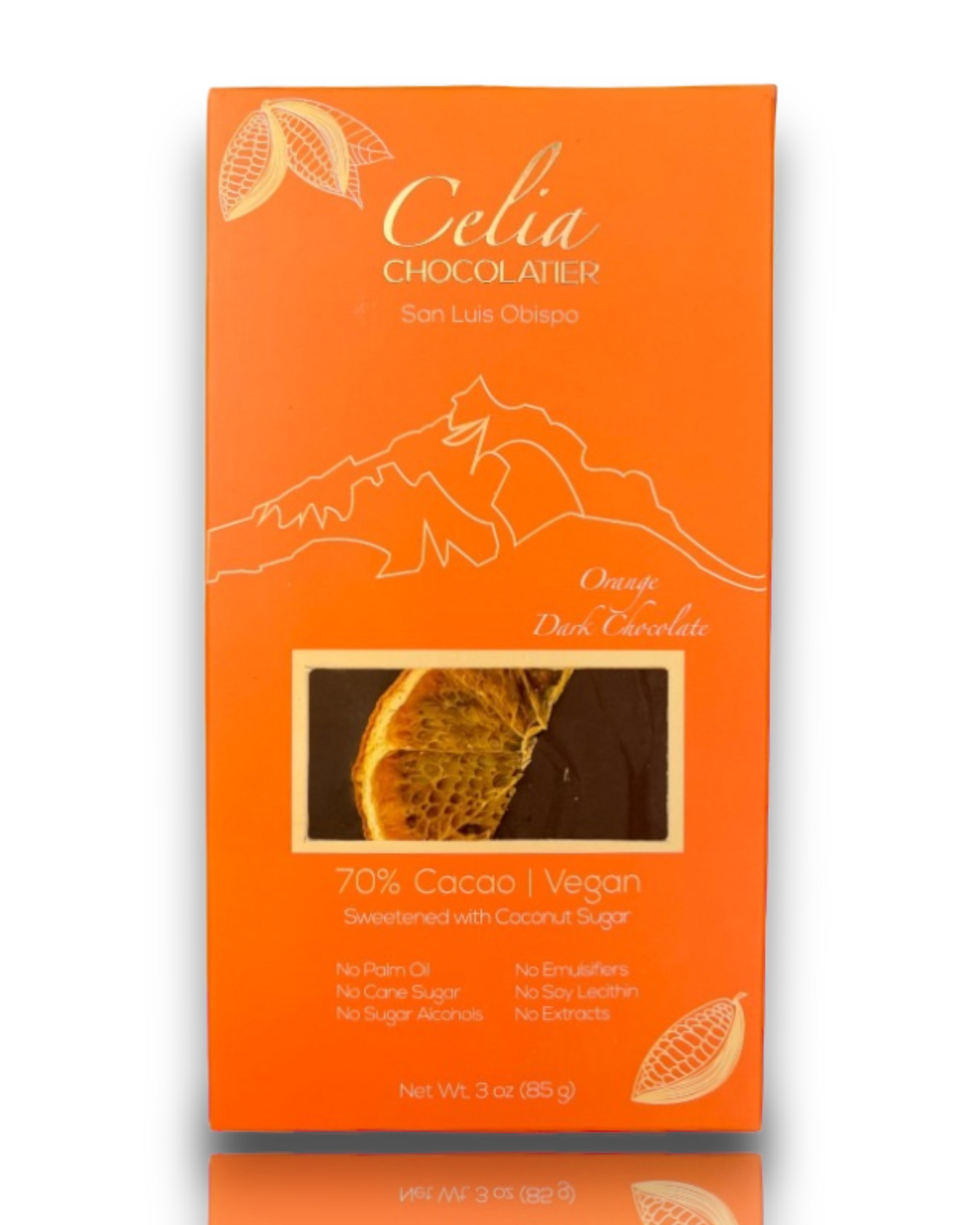 Orange - 70% Dark Chocolate Bar